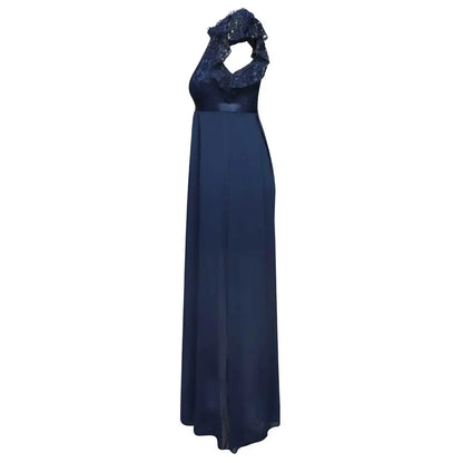 Women Elegant Long High Waisted Dress Sexy Sleeveless Bodycon Maxi Dress with Ruched Detail Split Hem