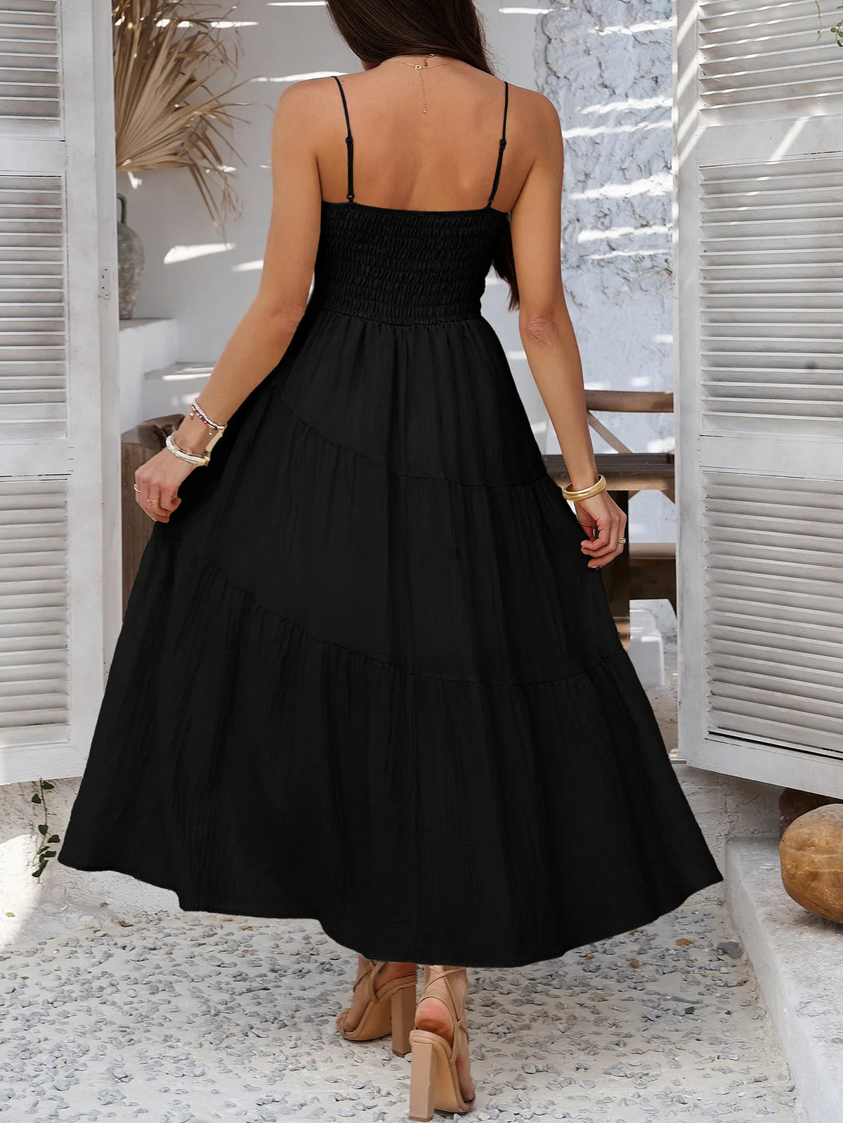 Slip Dress Women Party Long Dresses Sundress Slash Neck Sleeveless Backless Solid Lace Up Sexy Vestidos Summer 2026 A Line