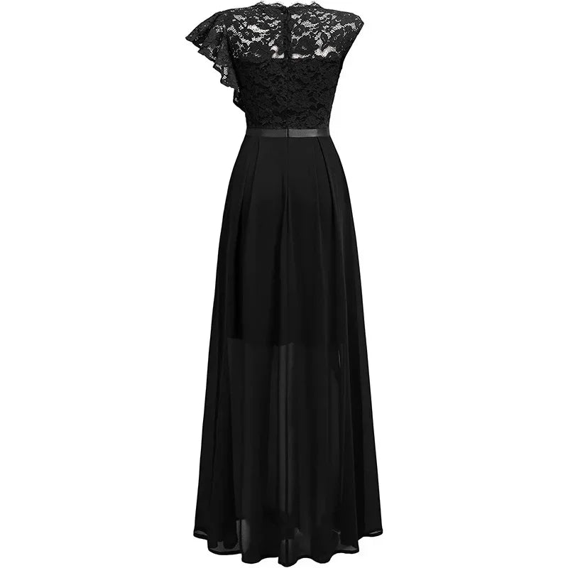 Women Elegant Long High Waisted Dress Sexy Sleeveless Bodycon Maxi Dress with Ruched Detail Split Hem