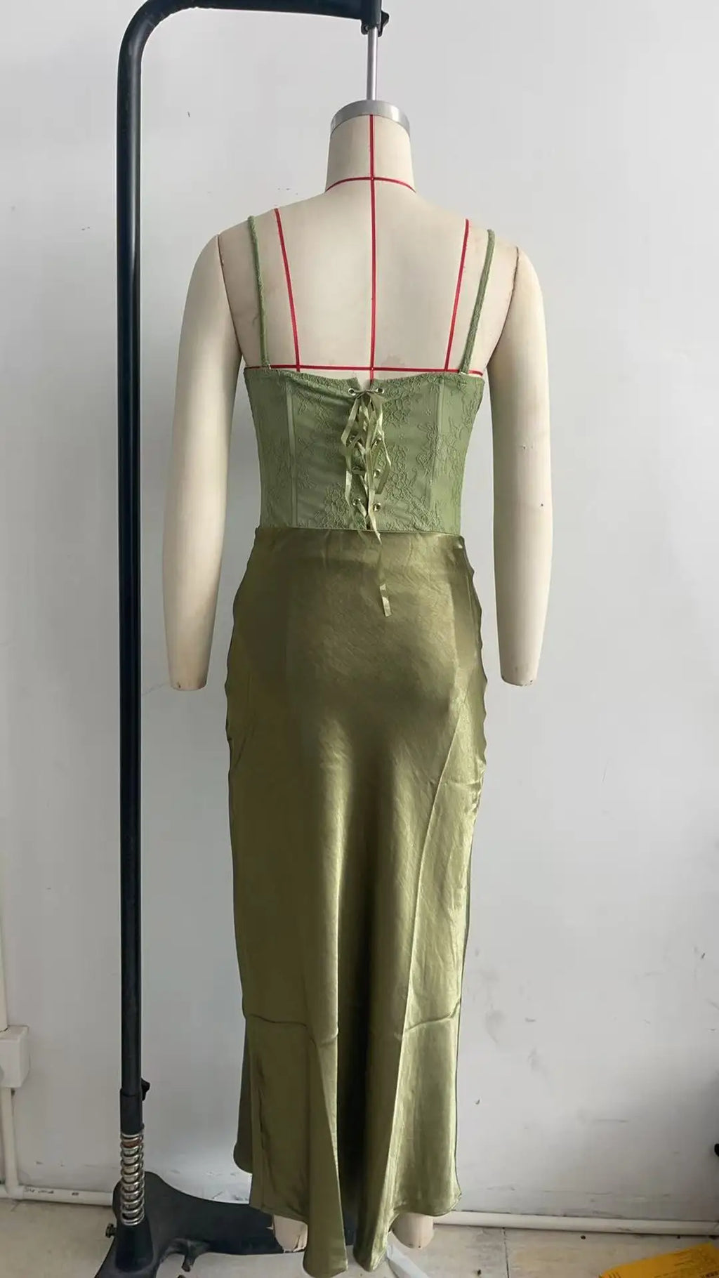 Fashion Satin Skirt Set for Women Chic Sleeveless Backless Lace Up Slim Vest Solid Maxi Skirts Suit 2026 Summer New Party Suits