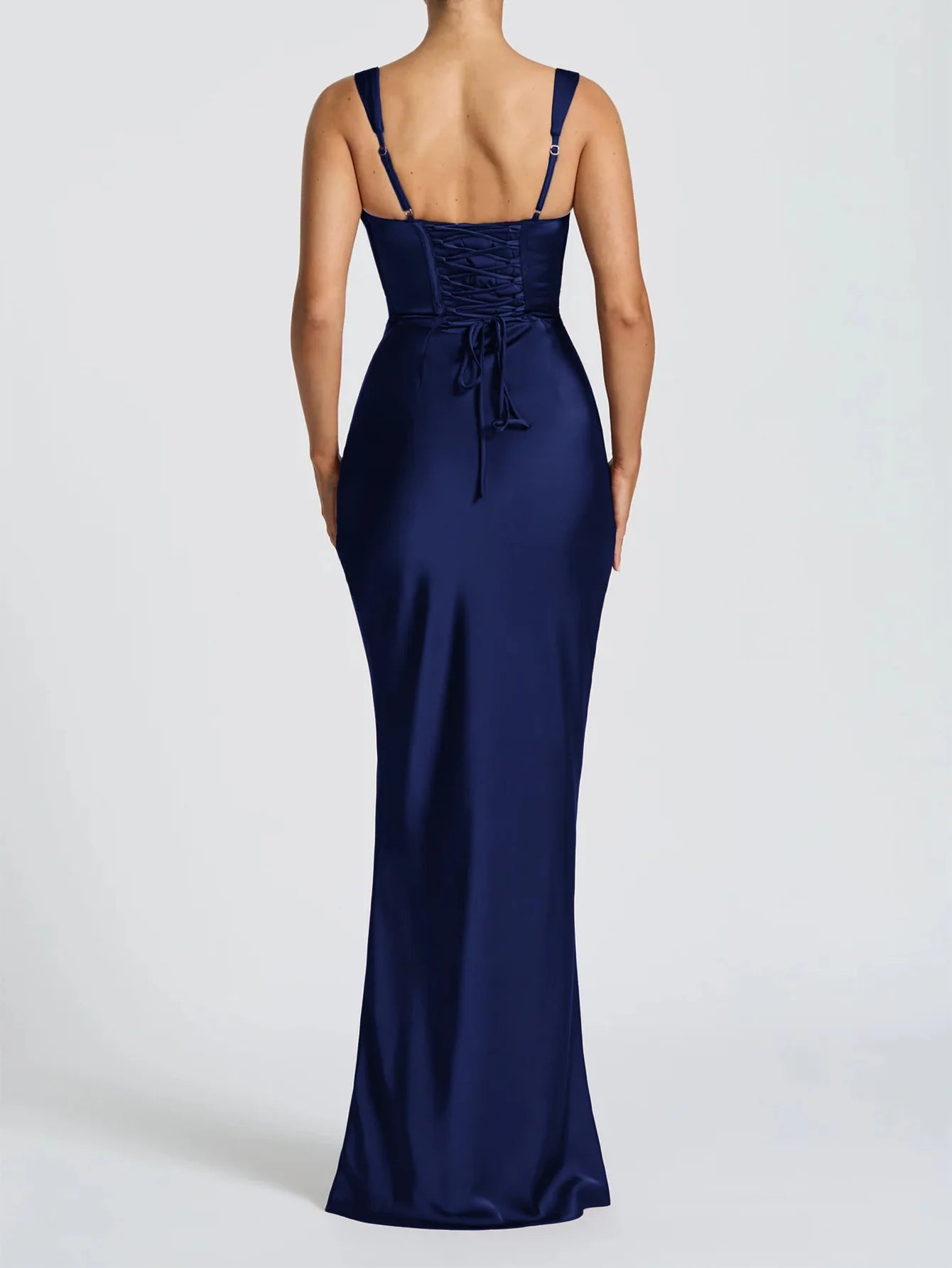 Women's Maxi Dress Elegant Sleeveless Solid Color Slim Fit Suspender Hip-wrapped Strap Dresses Fashion Ladies Party Long Skirt