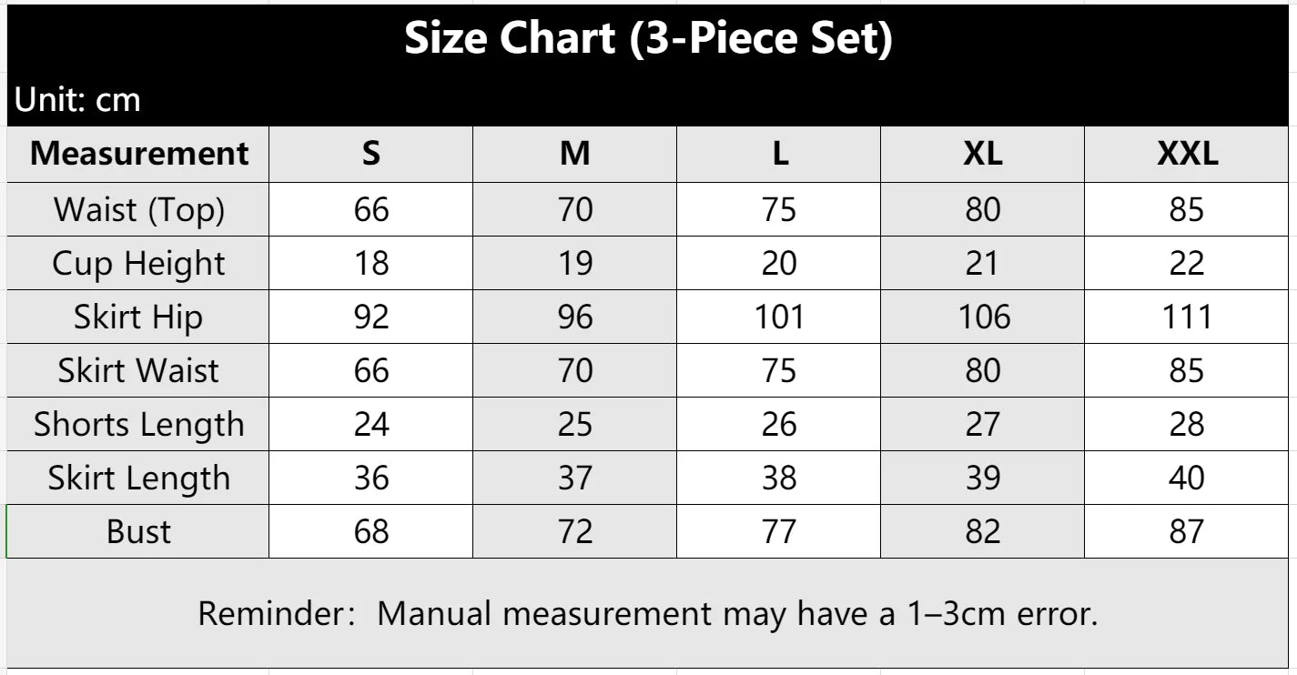 Boho Hollow Knit 3 Piece Swimwear Halter Bikini Top Bottom Sarong Skirt Breathable Lace Bathing Suit for Beach Sunbathing