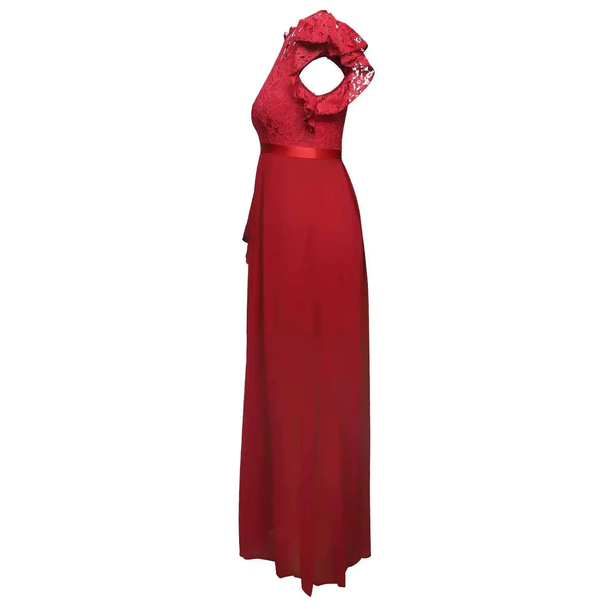 Women Elegant Long High Waisted Dress Sexy Sleeveless Bodycon Maxi Dress with Ruched Detail Split Hem