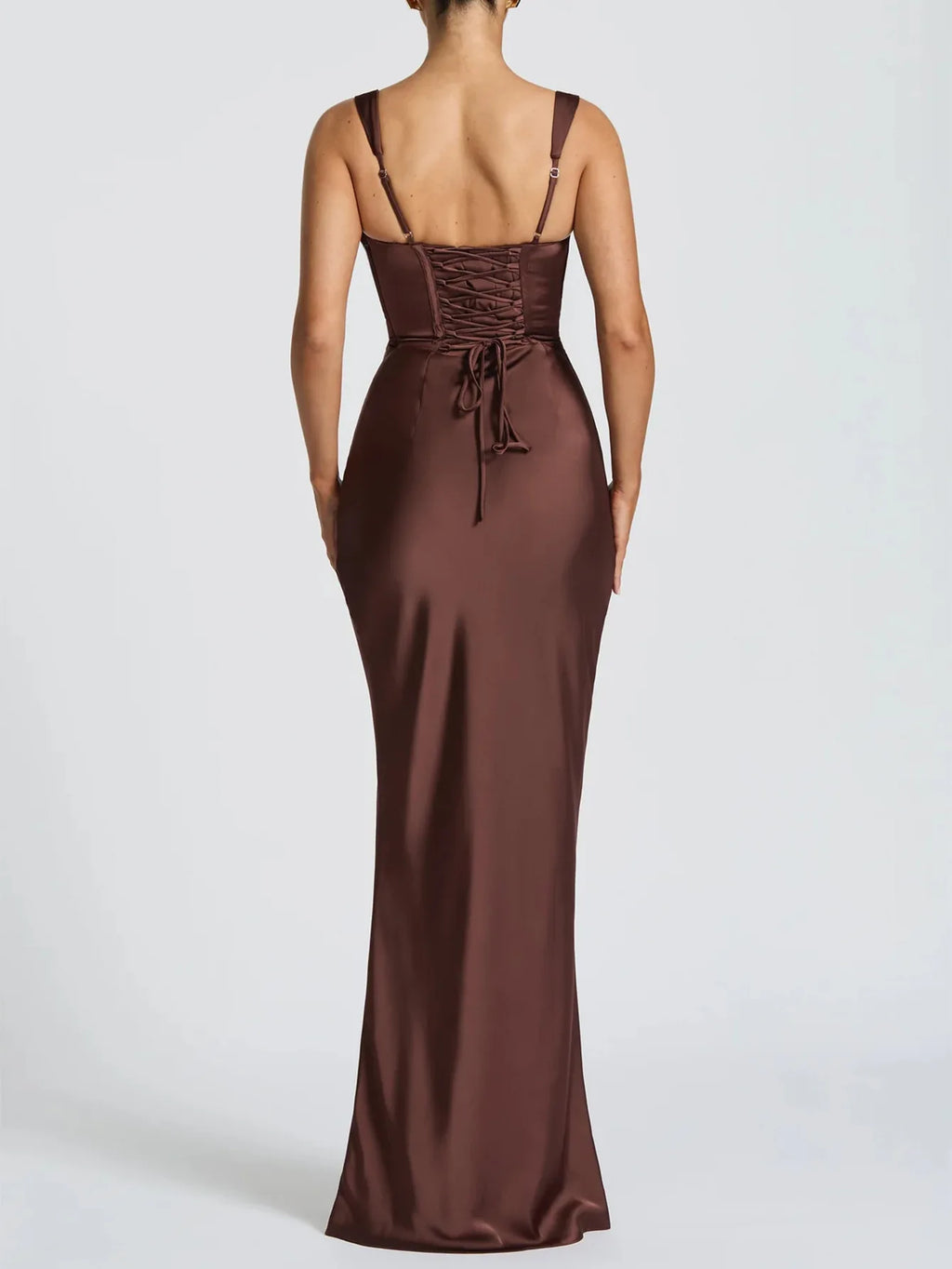 Women's Maxi Dress Elegant Sleeveless Solid Color Slim Fit Suspender Hip-wrapped Strap Dresses Fashion Ladies Party Long Skirt