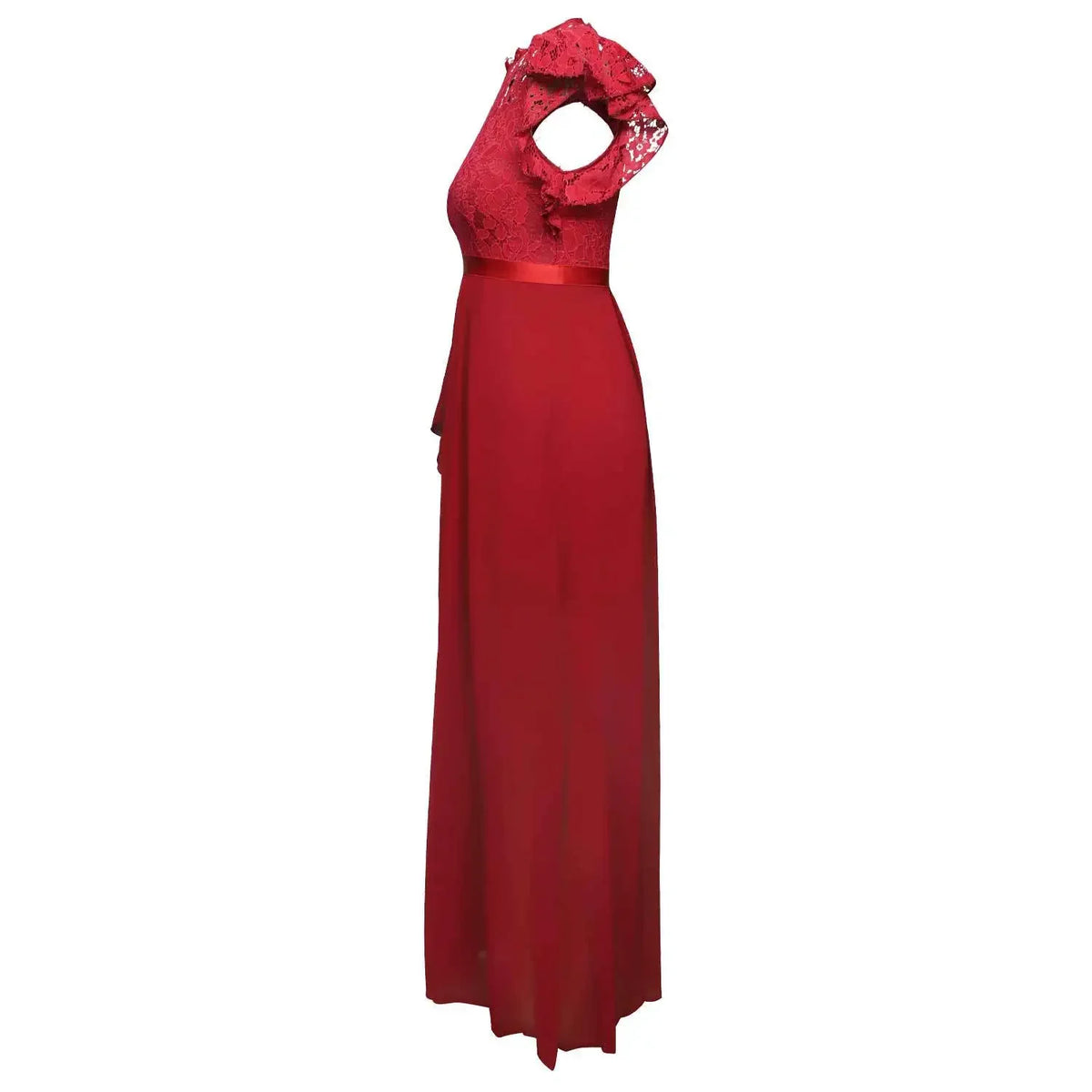 Women Elegant Long High Waisted Dress Sexy Sleeveless Bodycon Maxi Dress with Ruched Detail Split Hem