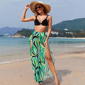 Women's Three-Piece Printed Swimsuit Set Fashion Split Bikini with Board Shorts Three-Piece Swimwear Summer Beachwear