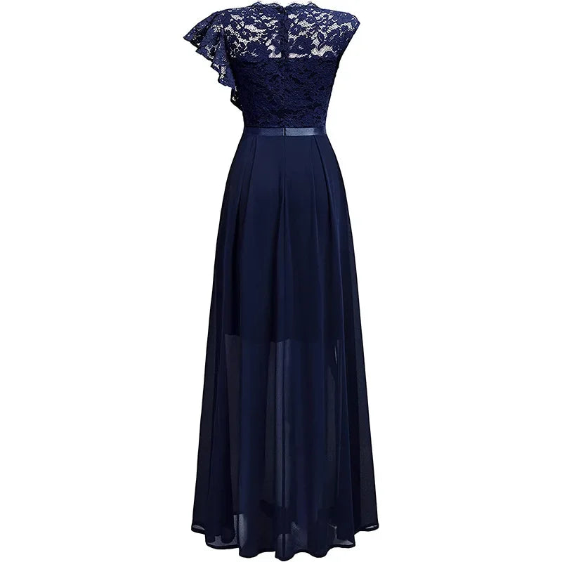 Women Elegant Long High Waisted Dress Sexy Sleeveless Bodycon Maxi Dress with Ruched Detail Split Hem