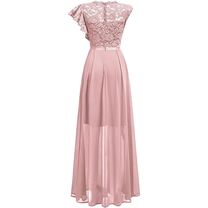 Women Elegant Long High Waisted Dress Sexy Sleeveless Bodycon Maxi Dress with Ruched Detail Split Hem